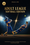Adult League Softball Unisex