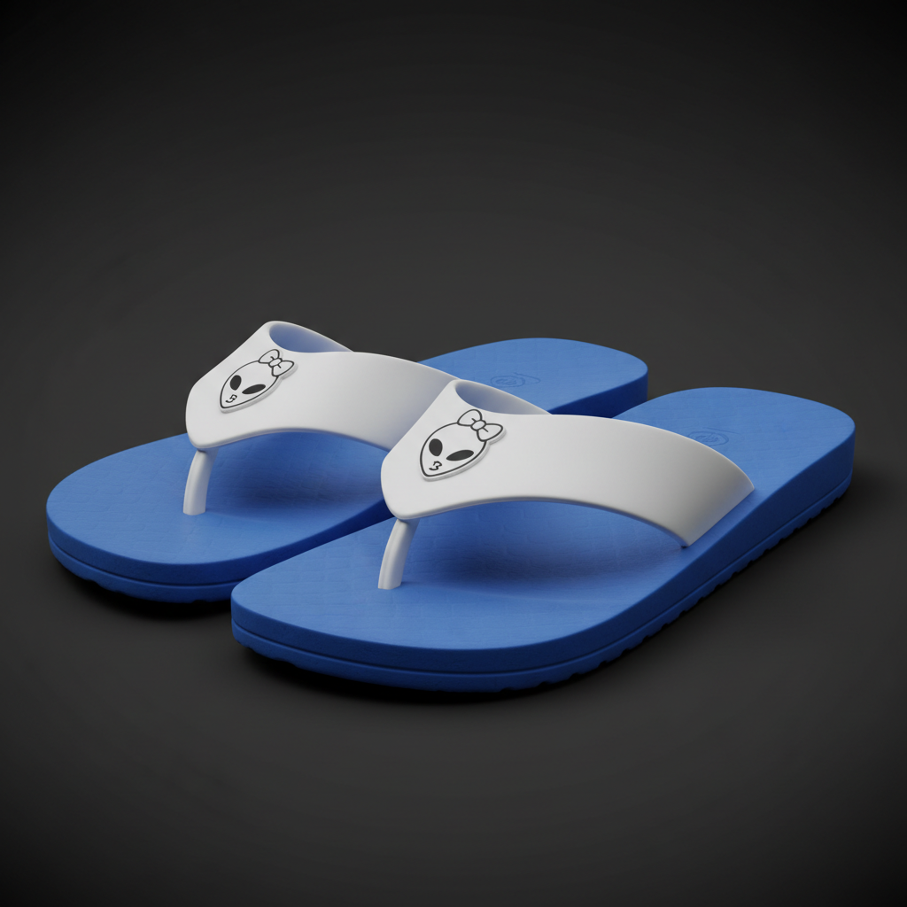 Electric Blue Flip-Flop