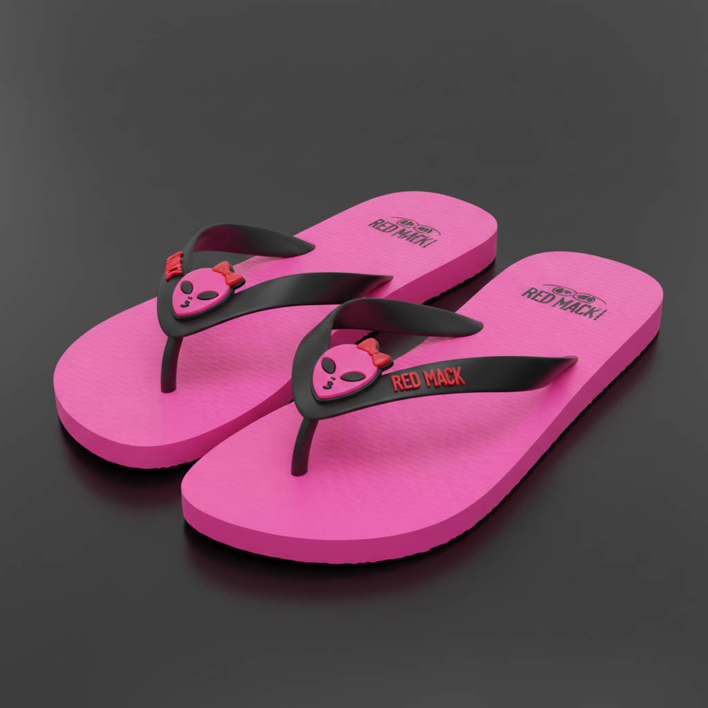 Hot Pink Flip-Flop