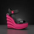 Hot Pink Wedge