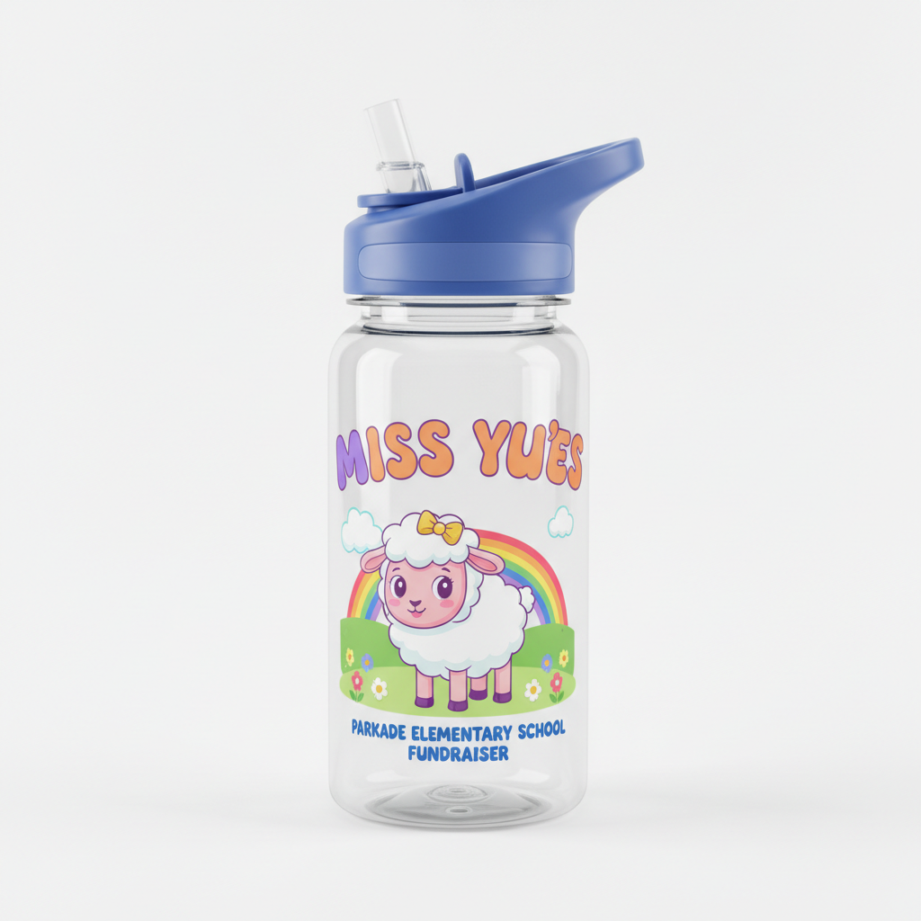 Miss Yu's Ewes Student Water Bottle - Parkade Elementary Fundraiser