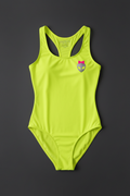 MAC UFOs Women's One-Piece Swimsuit Neon Yellow