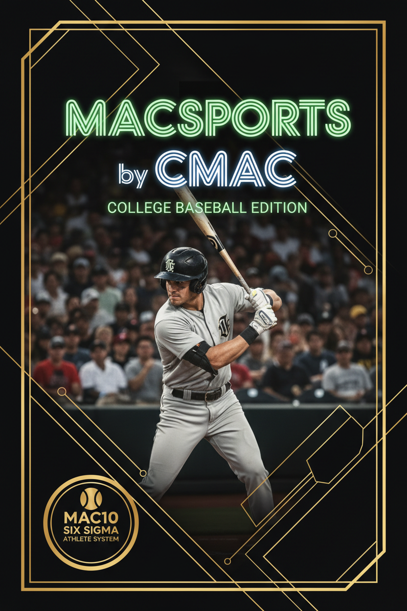 College Baseball Edition — MAC10 Six Sigma Athlete System by Chad McKinley