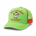 Miss Yu's Ewes Field Trip Baseball Cap Youth - High Visibility Fluorescent