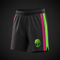 MAC UFOs Performance Shorts with alien mascot logo
