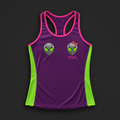 MAC UFOs Women's Racerback Tank Purple Pink Green