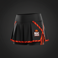 MAC Zombies Cheer Skort Womens - Black Orange Red
