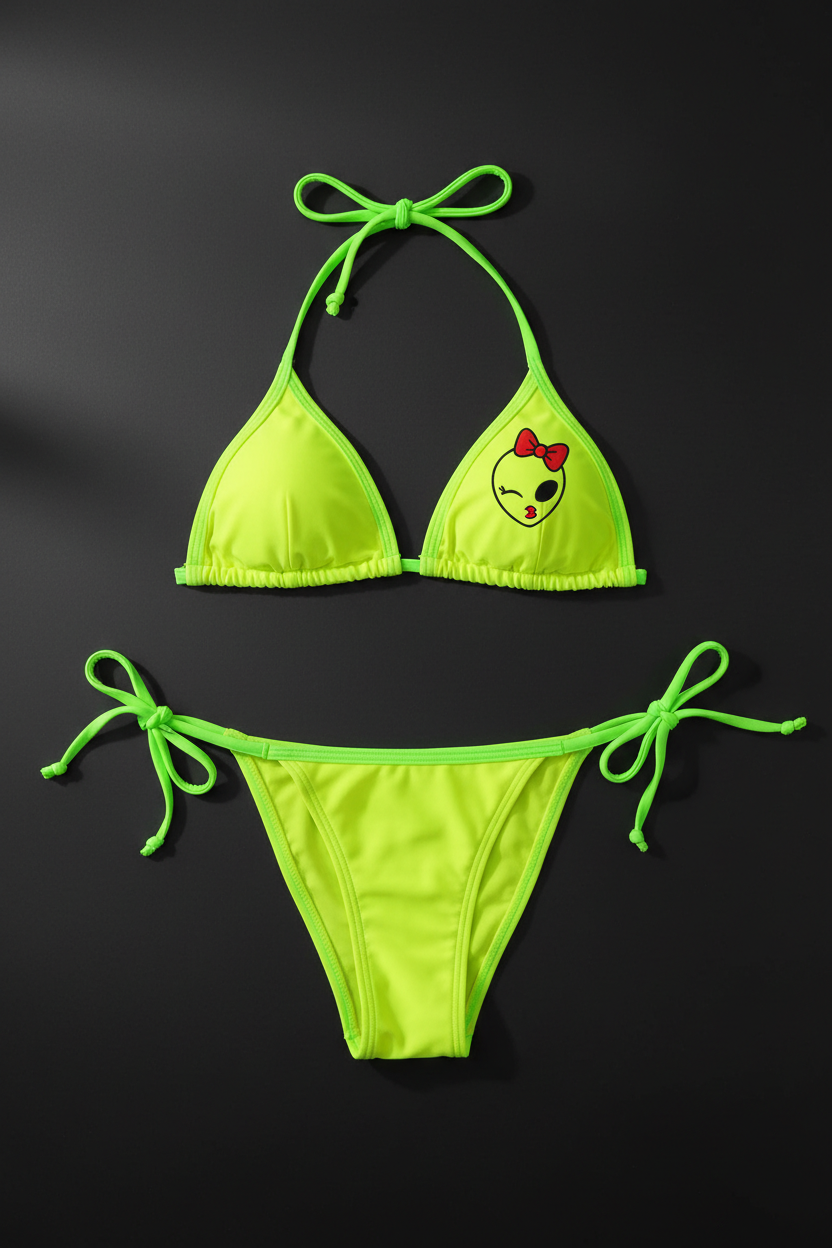 MACsports Beach Pool Bikini Neon Yellow Red Mack mockup