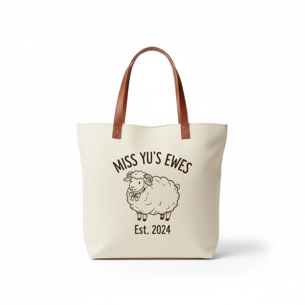 Miss Yu's Ewes Tote Bag