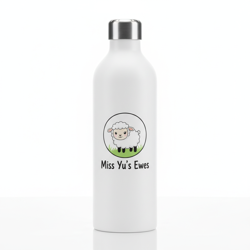 Miss Yu's Ewes Water Bottle