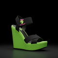 Neon Green Wedge